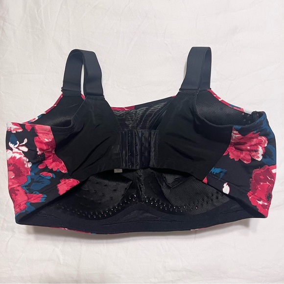 LIVI Active Lane Bryant Non Molded No Wire Bra Size 42 DDD 3D / 42F Support - Picture 8 of 9